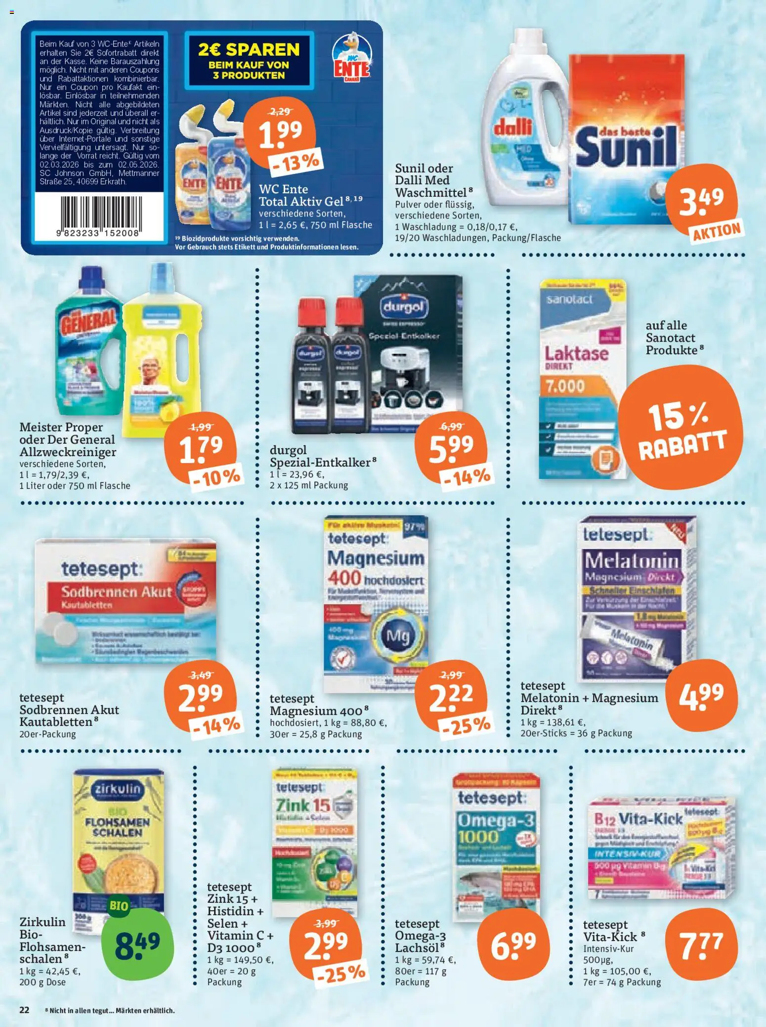 Tegut Prospekt 	 – gültig ab 10.04.2026 | Seite: 24 | Produkte: Waschmittel, Ente