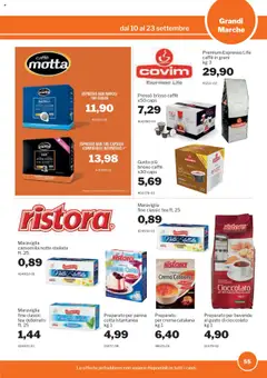 Volantino Sogegross del 10.09.2025 | Pagina: 55 | Prodotti: Caffè, Cioccolato, Panna, Caffè in grani