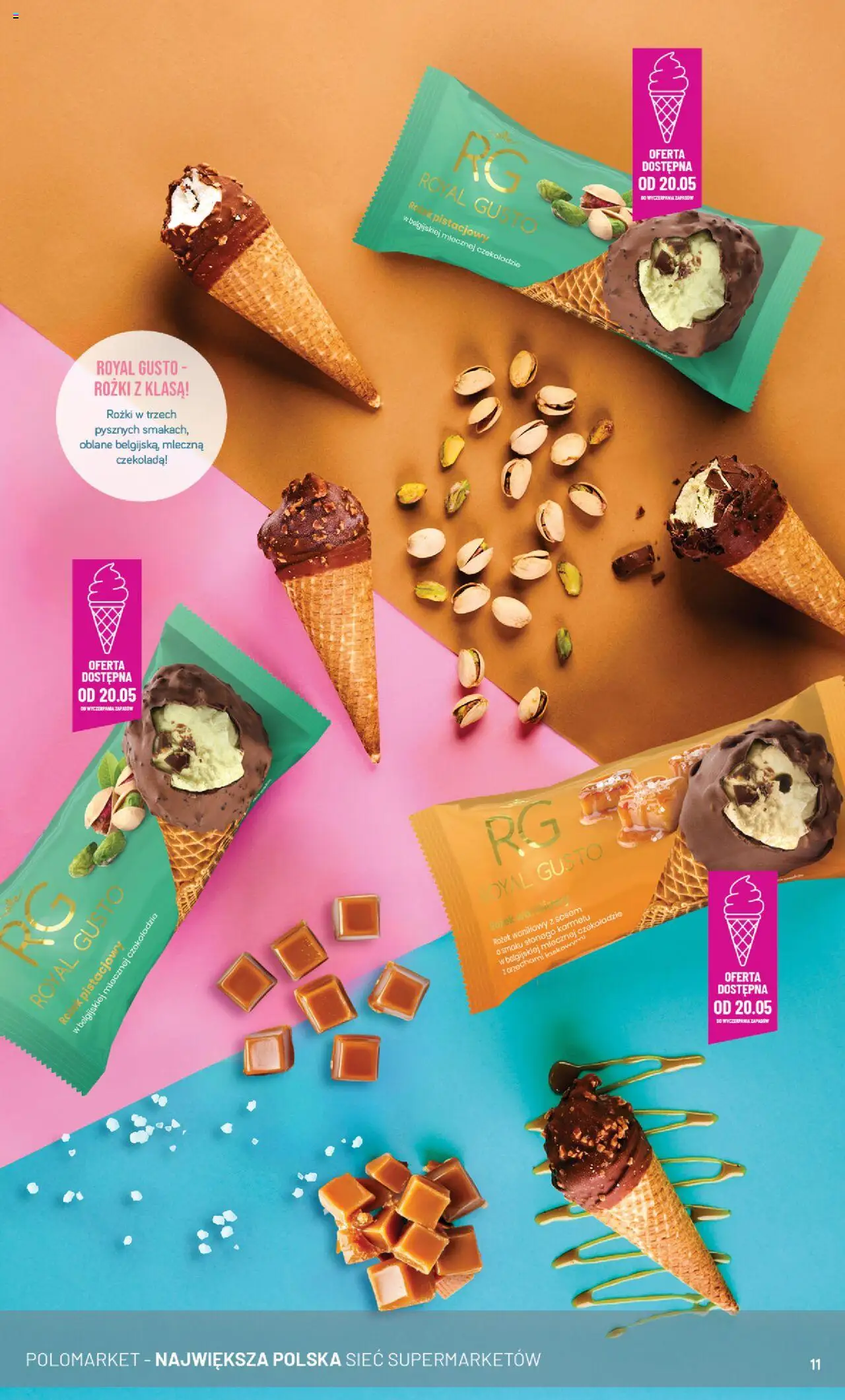 POLOmarket Gazetka - Lody od 23.04.2025 | Strona: 11 | Produkty: Czekolada