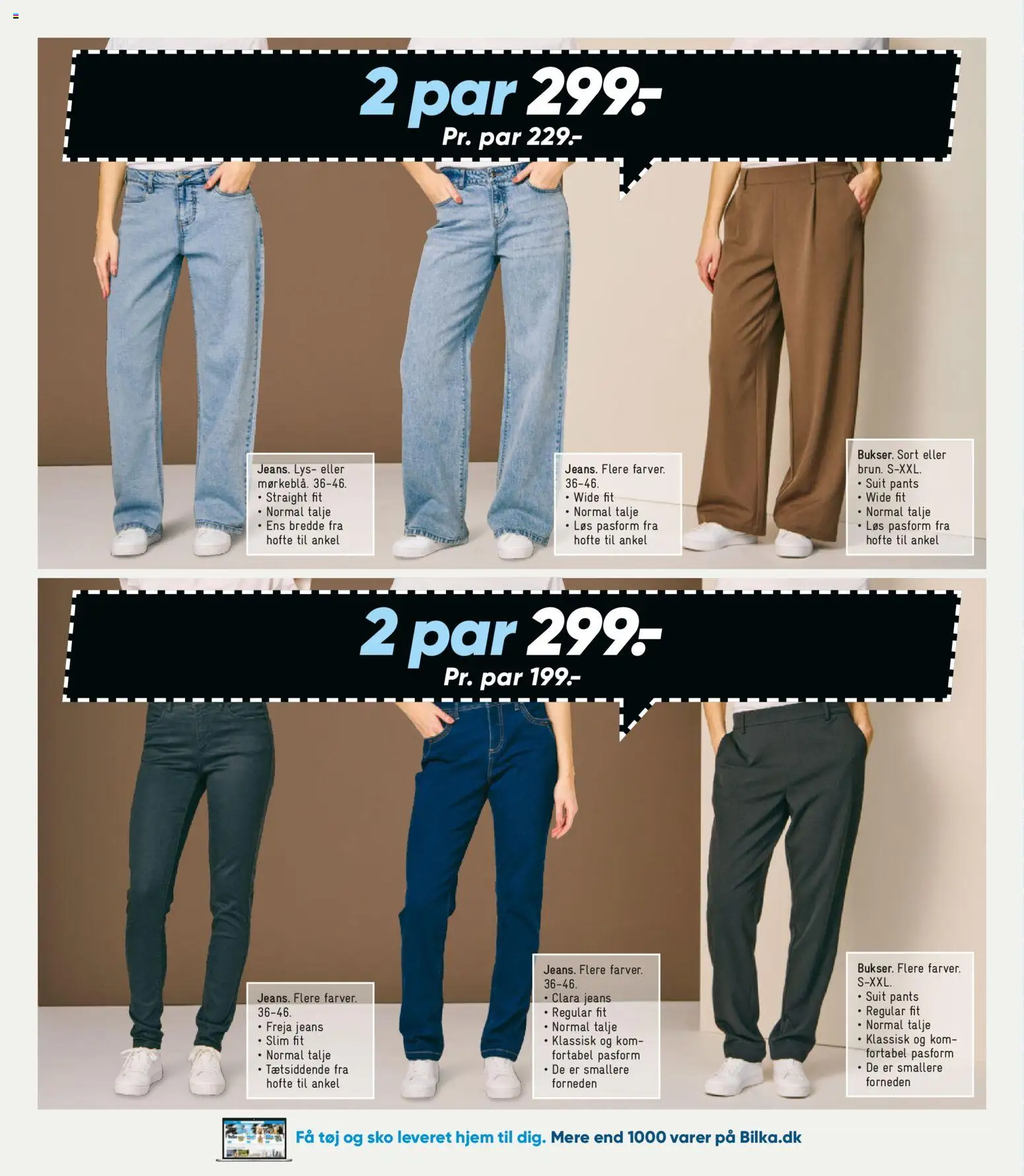 Bilka tilbudsavis – gyldig fra 13.02.2026 | Side: 36 | Produkter: Jeans, Sko, Tøj