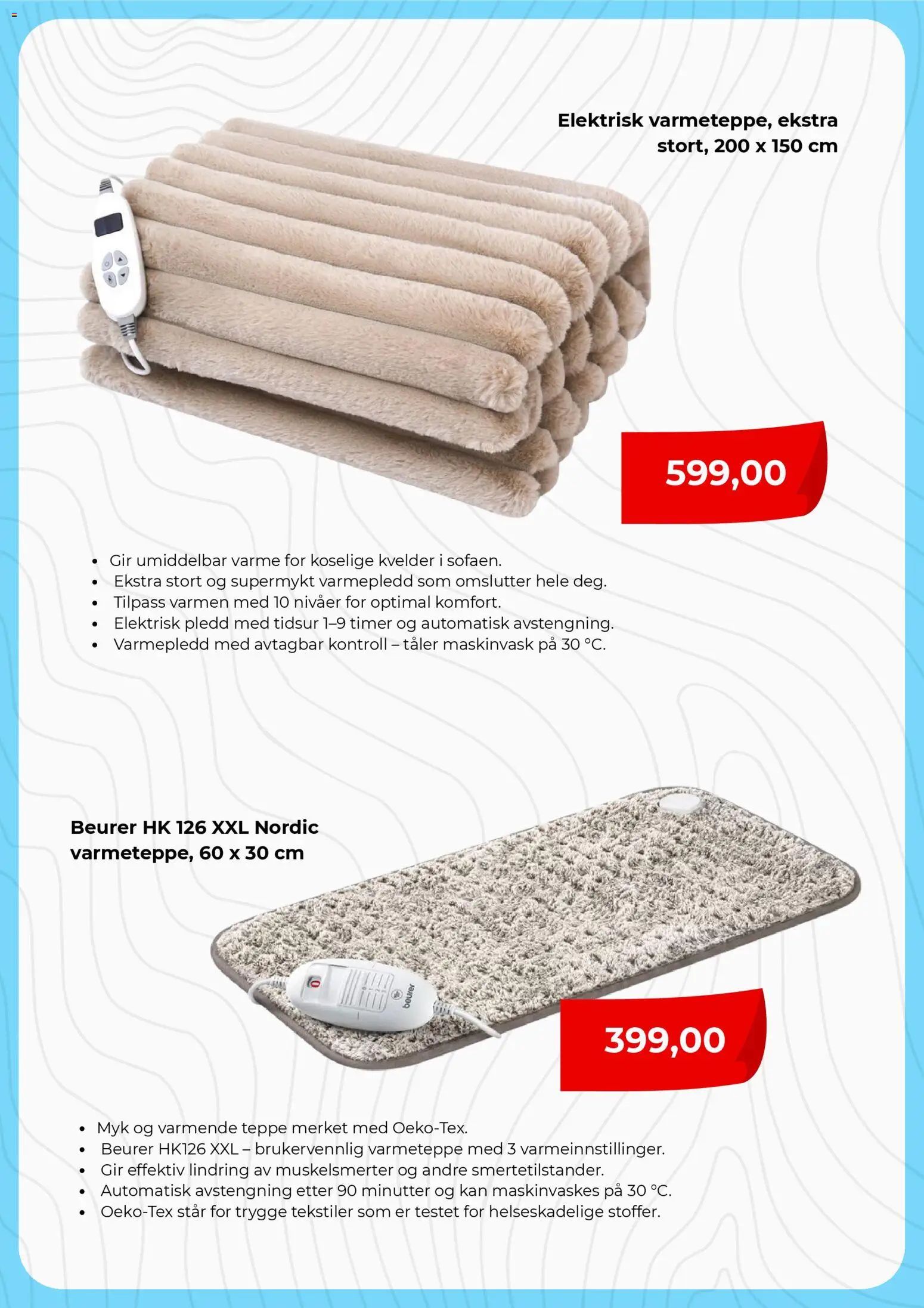 {H1} | Side: 5 | Produkter: Varmepledd, Pledd, Teppe