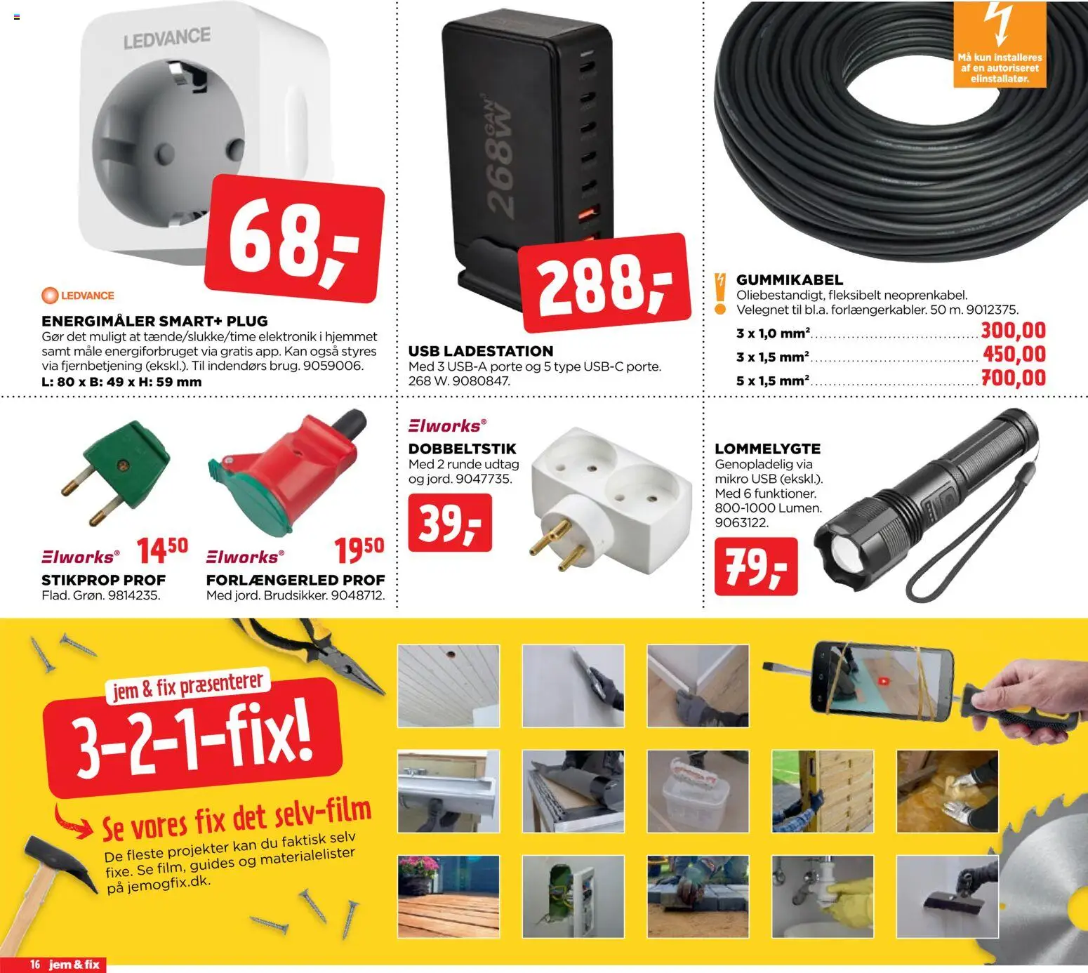 Jem & fix tilbudsavis – gyldig fra 08.11.2025 | Side: 16 | Produkter: USB