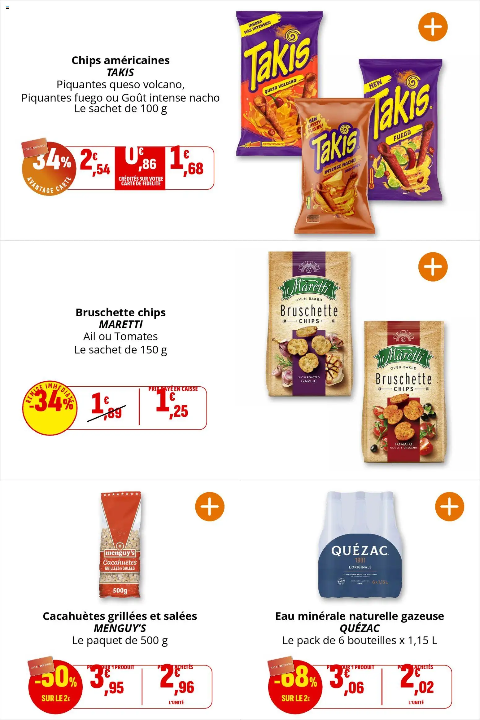 {H1} | Page: 37 | Produits: Eau minérale, Ail, Tomates, Chips