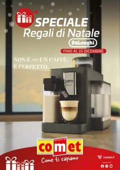 Anteprima del volantino Comet De'Longhi Caffè Natale catalogo valido a partire dal 04.12.2025