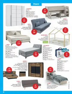 Weba folder - Voorbeeld van een folder van Weba, geldig van 19.11.2025 | Pagina: 2 | Producten: Bed, Matras, Bureau, Dekbed
