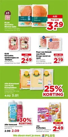 Puur van Smaak van PLUS Droge worst en spek, Alle varianten M.u.v. kleintjes - Voorbeeld van een folder van Plus, geldig van 26.11.2025 | Pagina: 33 | Producten: Livre pour enfants, Waffelini, Worst, Festék