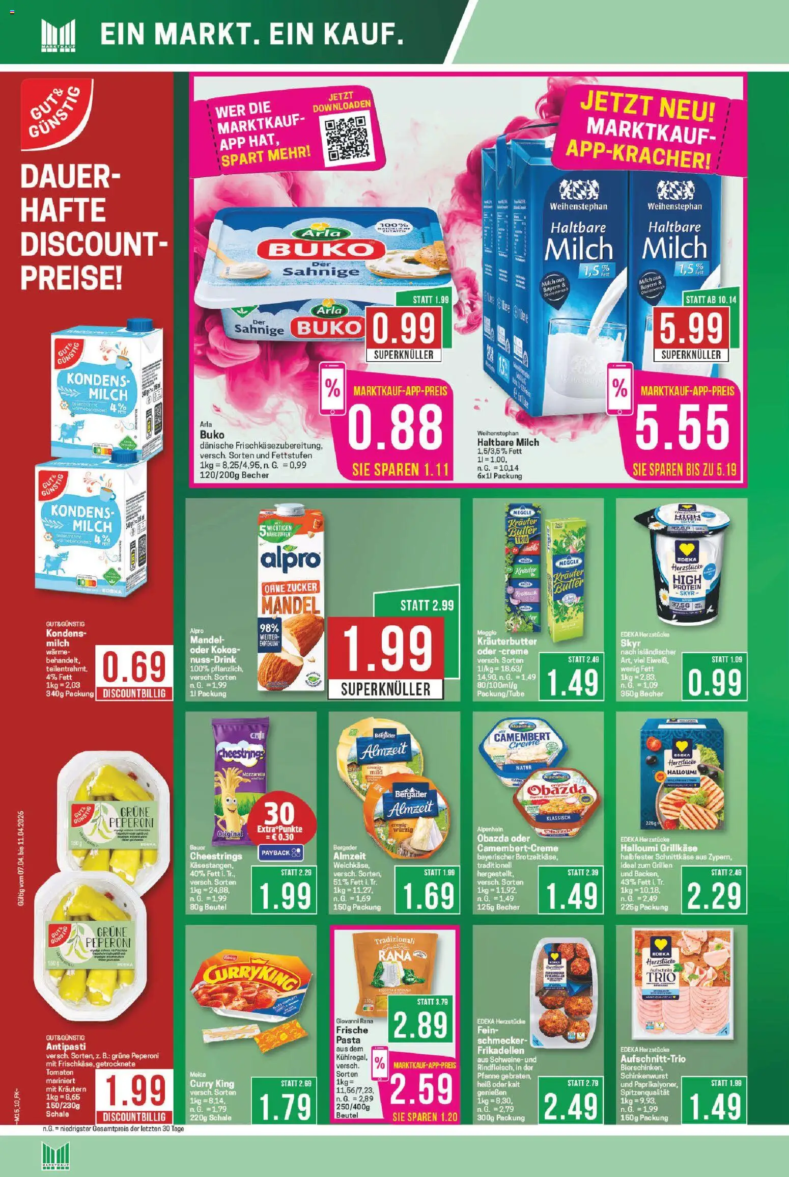 Marktkauf Prospekt 	 – gültig ab 07.04.2026 | Seite: 10 | Produkte: Tomaten, Creme, Alpro, Arla buko