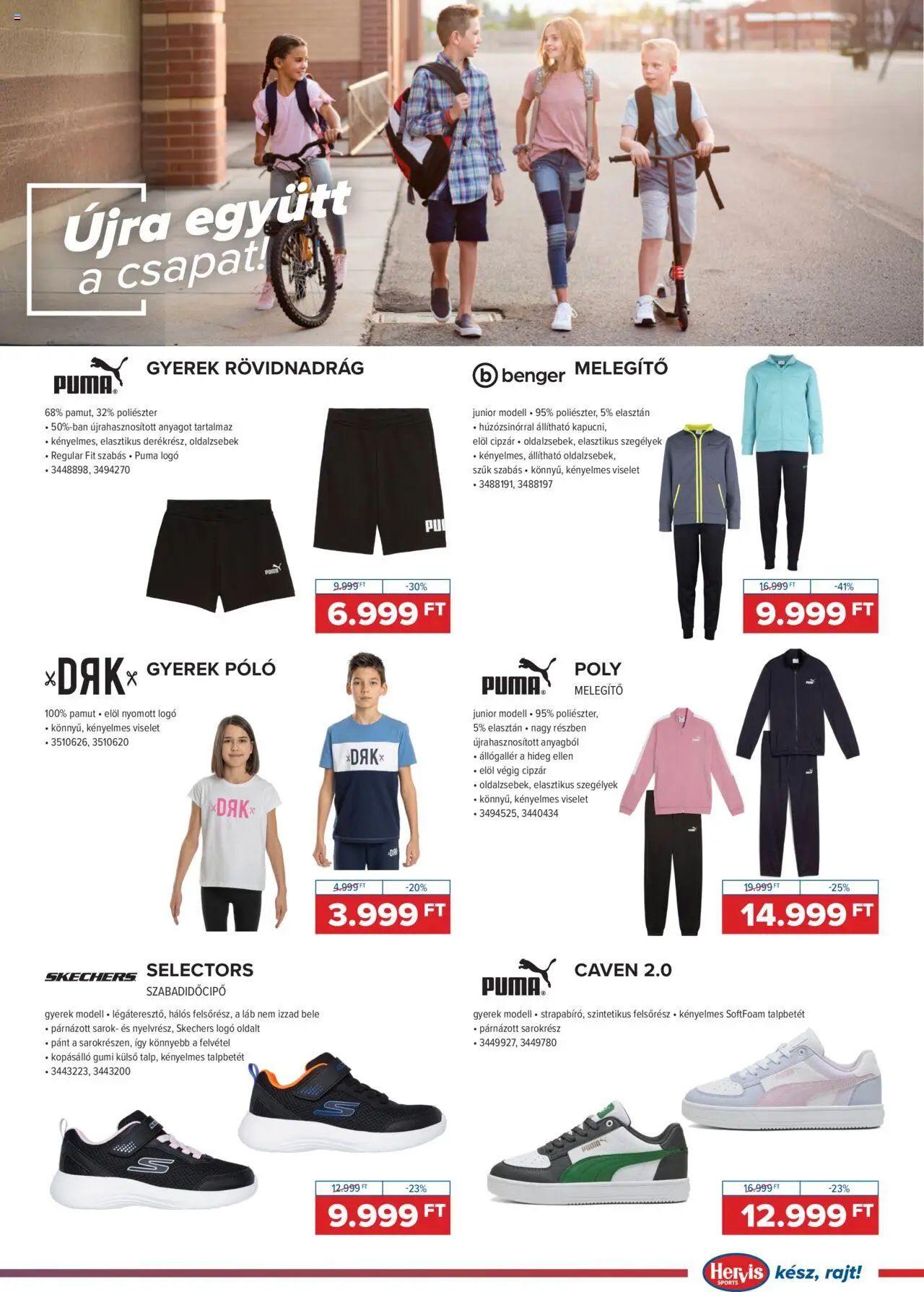 Hervis Sports akciós ujság - amely érvényes a következő dátumtól: 26.08.2025 | Oldal: 3 | Termékek: Rövidnadrág