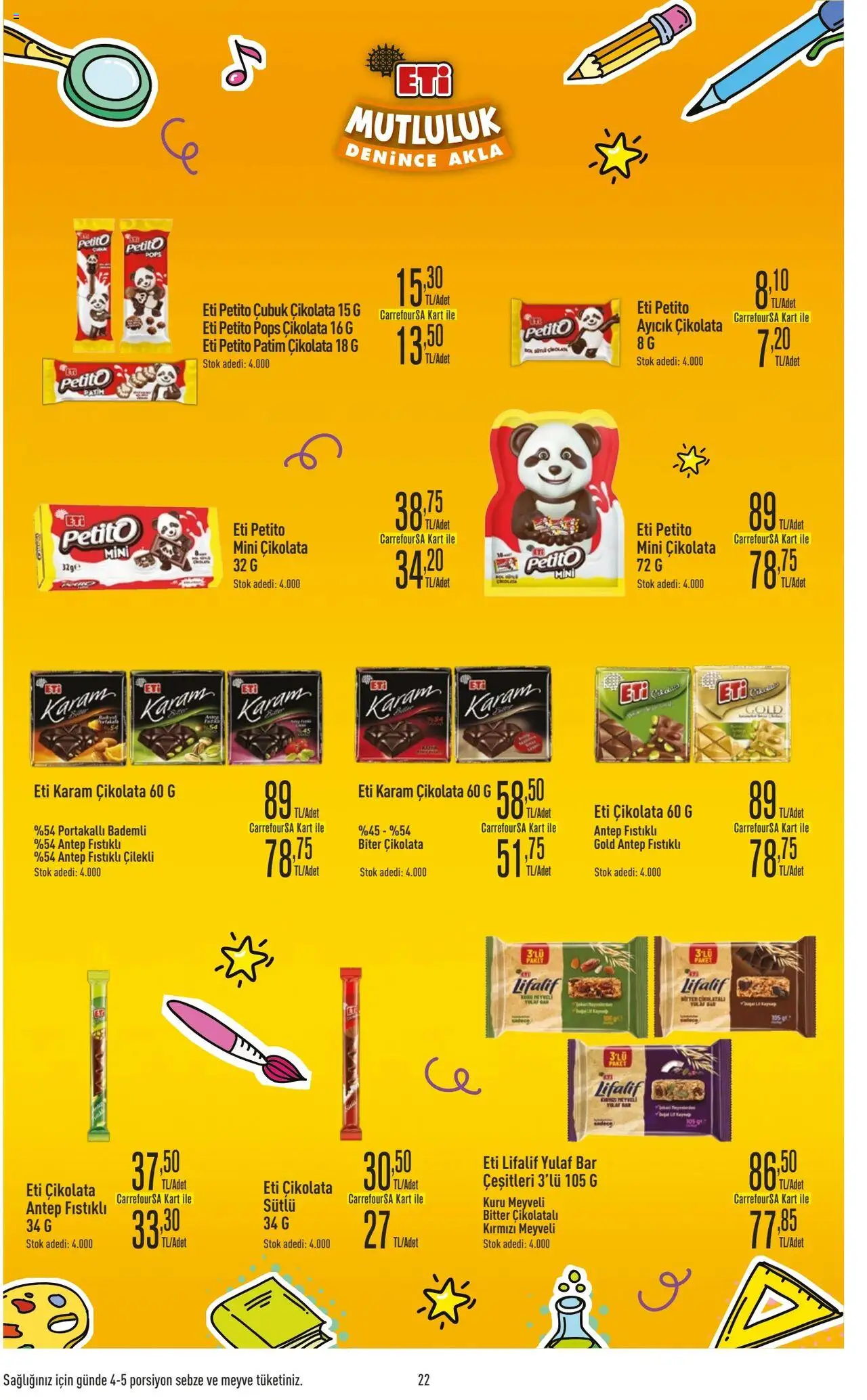 CarrefourSA Katalog - 12.09.2025 tarihinden itibaren geçerlidir | Sayfa: 22 | Ürünler: Çikolata, Sebze, Meyve, Yulaf