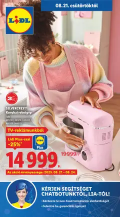 Lidl - Nonfood kínálatunk - amely érvényes a következő dátumtól: 21.08.2025