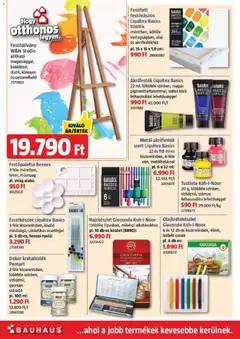 Bauhaus Akciós újság - amely érvényes a következő dátumtól: 06.11.2025 | Oldal: 9 | Termékek: Festővászon, Virag, Akrilfesték, Olaj