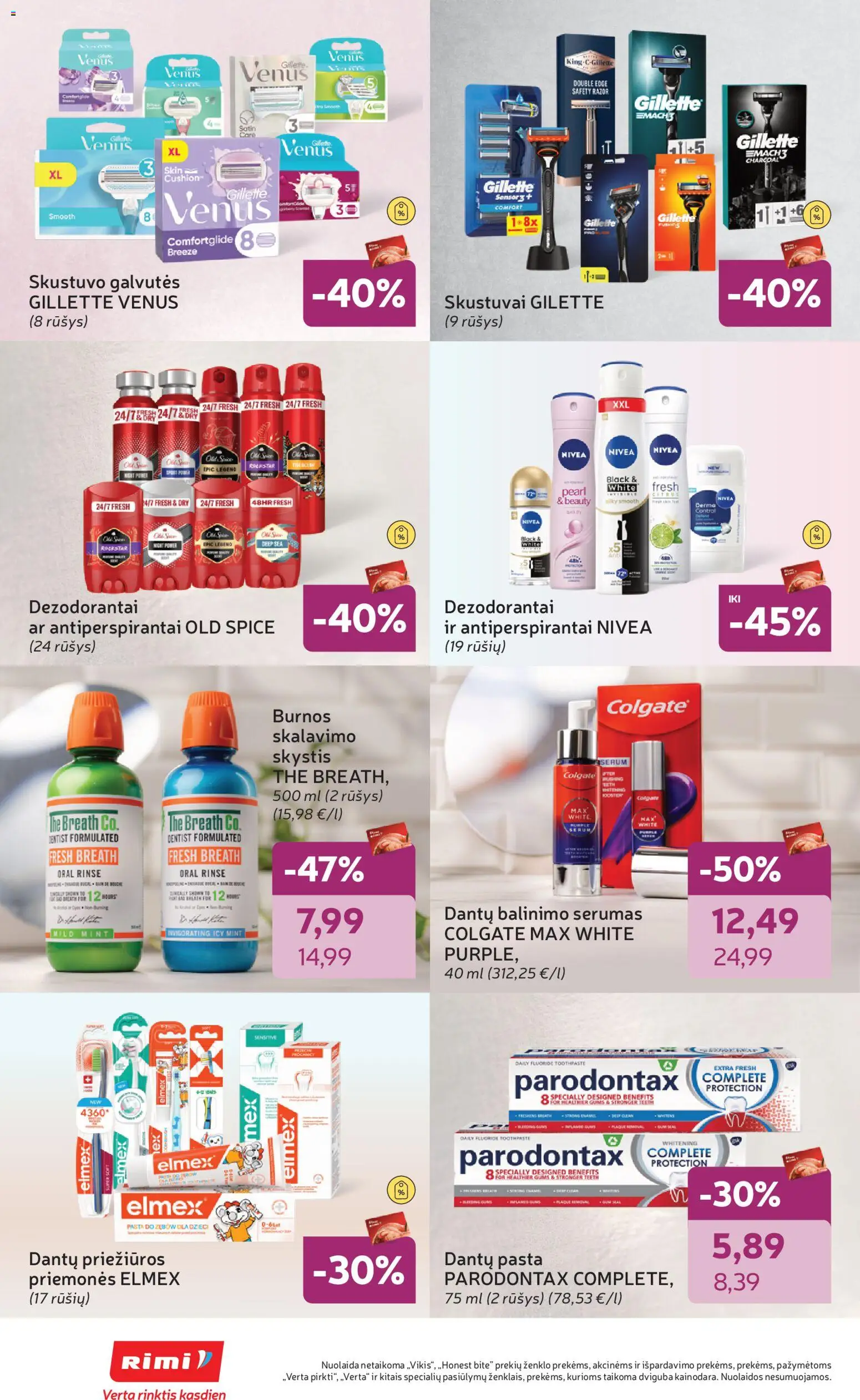 Rimi akcijos nuo 03.02.2026 | Puslapis: 4 | Prekių: Skustuvo galvutės
