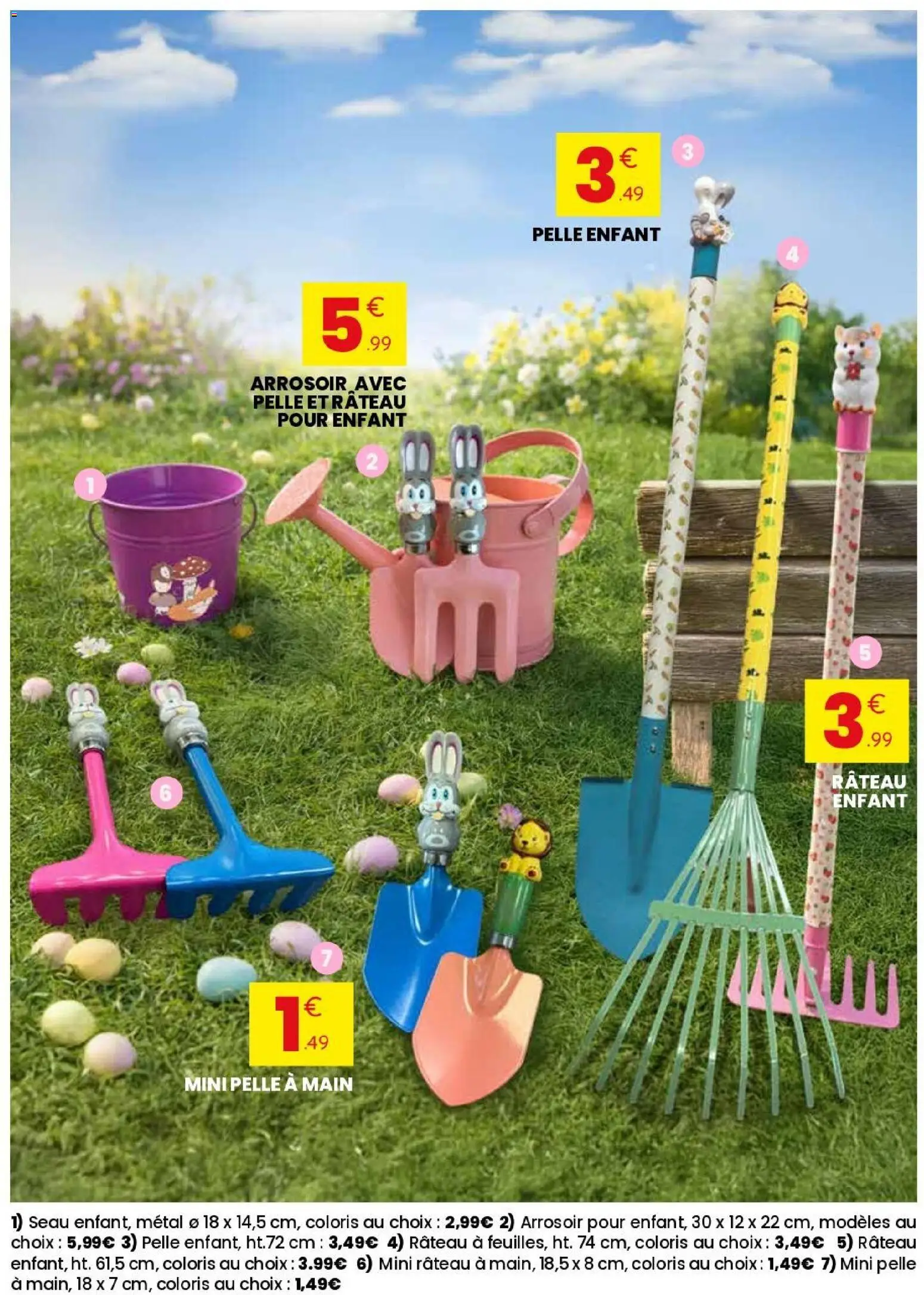 {H1} | Page: 19 | Produits: Rateau, Arrosoir