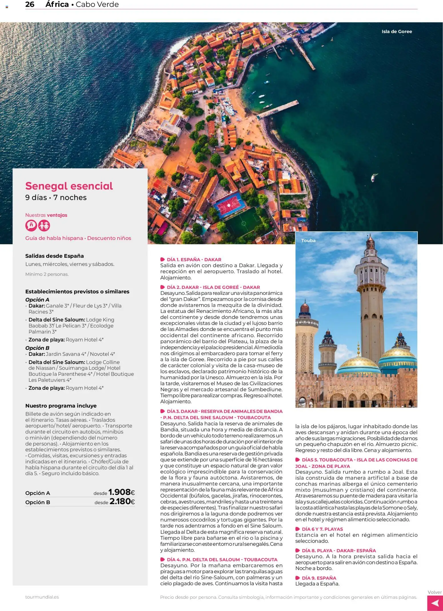 Viajes El Corte Inglés Africa y Oriente Medio │ válido desde el 01.01.2026 | Página: 26 | Productos: Palmeras