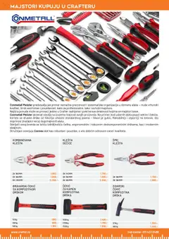 Crafter majstorski katalog - pregled Crafter kataloga - važi od 15.09.2025 | Strana: 16 | Proizvode: Sto, Čekić