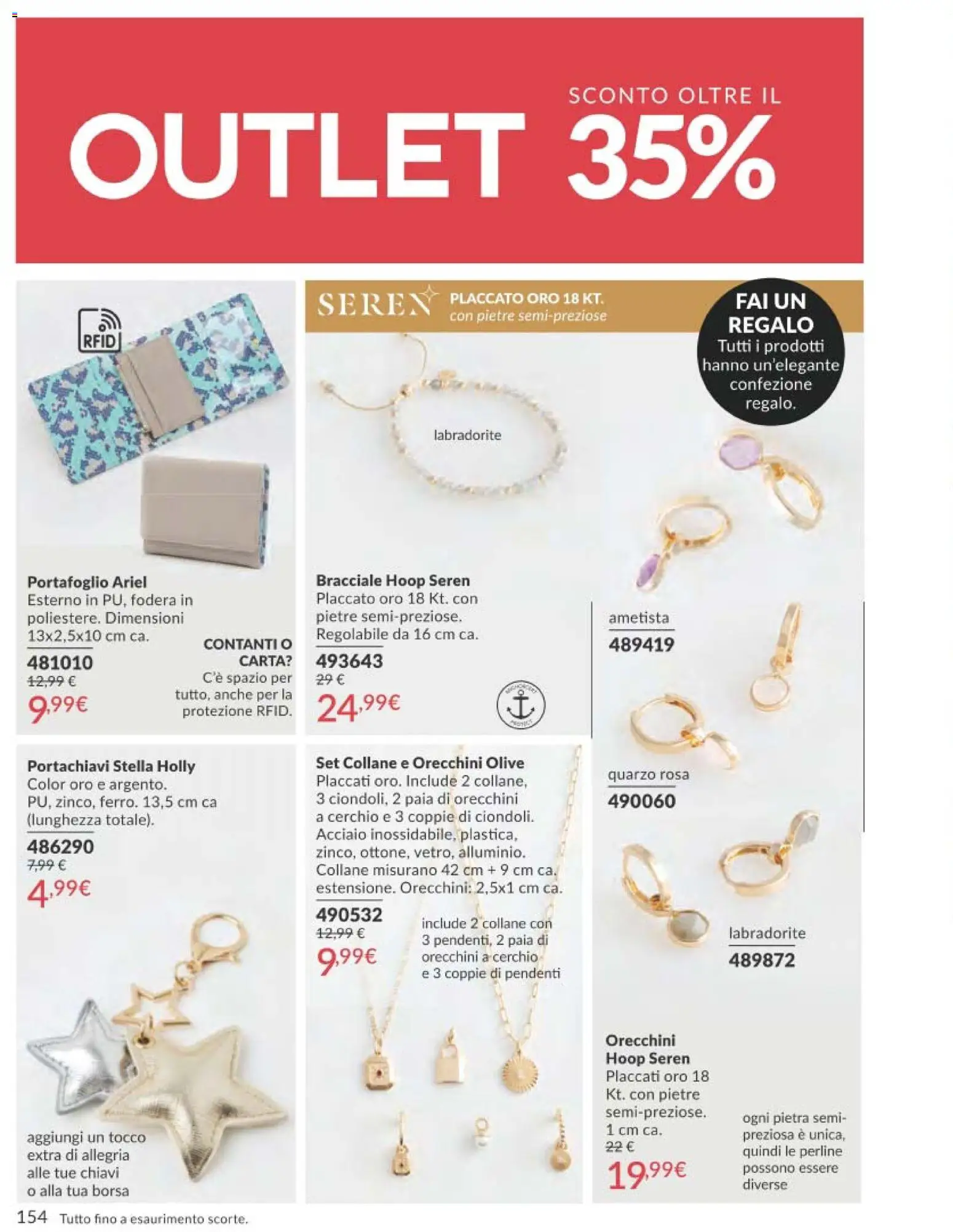 Volantino Avon del 31.12.2025 | Pagina: 154 | Prodotti: Portafoglio, Bracciale, Orecchini, Borsa