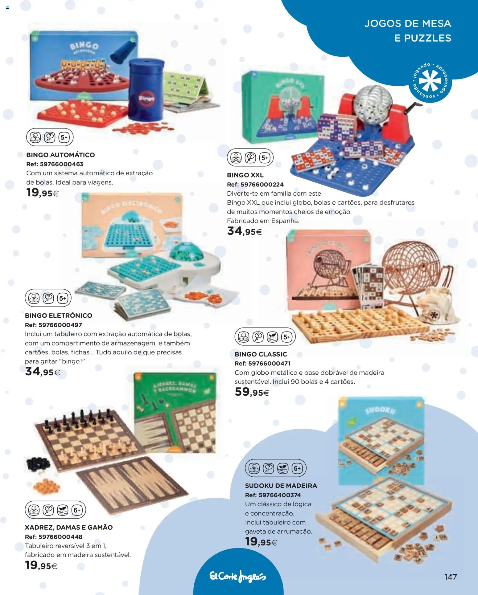 El Corte Ingles folheto │ válido de 11.11.2025 | Página: 147 | Produtos: Jogos, Base, Mesa