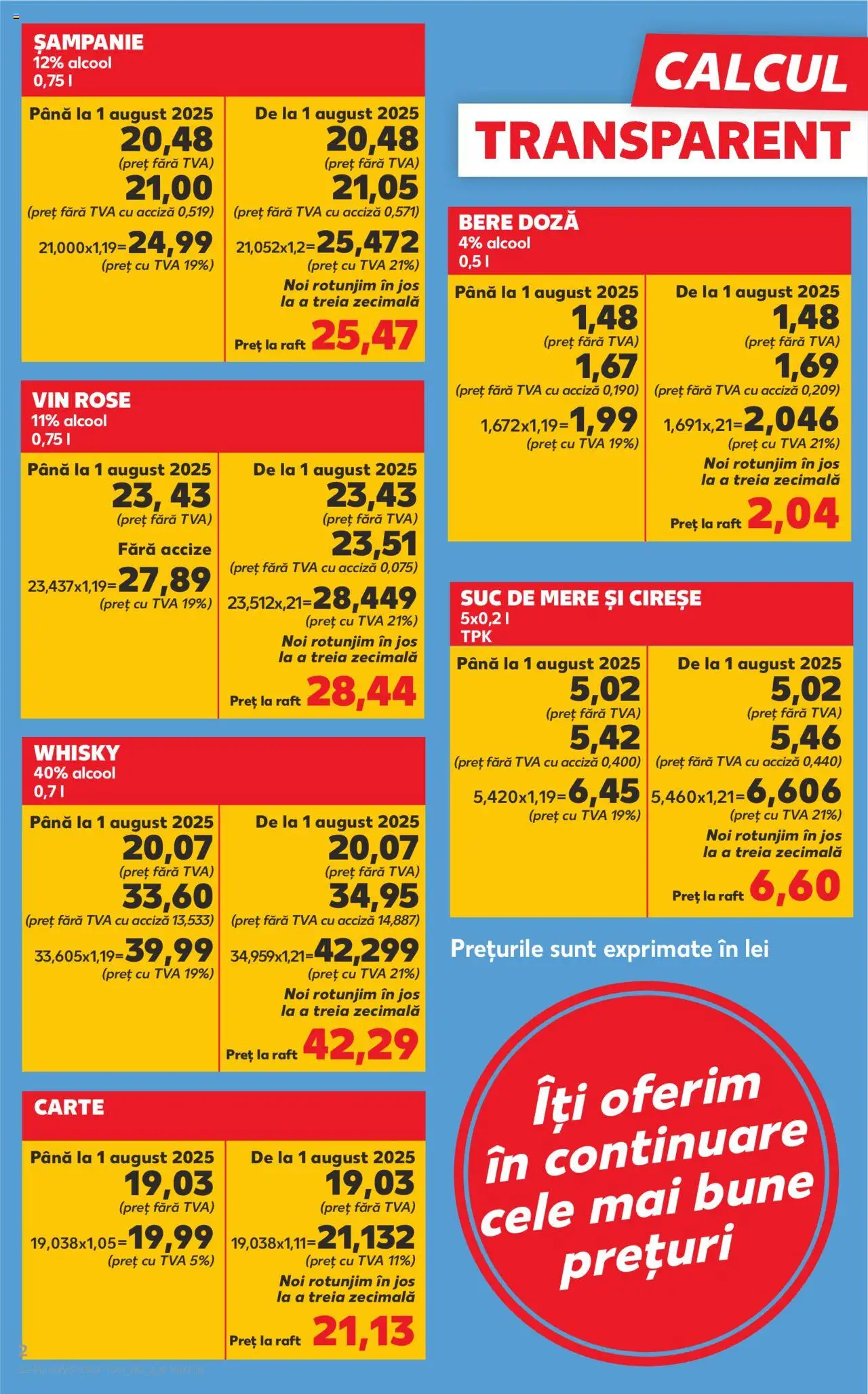 Catalog Kaufland - București – valabil de la 30.07.2025 | Pagină: 2 | Produse: Suc, Bere, Mere, Cireșe