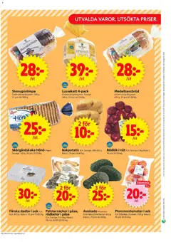 ICA Supermarket - Munka-Ljungby - Förhandsvisning av reklamblad från butik ICA Supermarket aktuell från 08.12.2025 | Sida: 10 | Produkter: Bakpotatis, Saffran, Rödlök, Papper