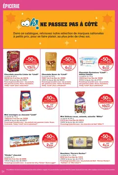 Monoprix - Prévisualisation de Monoprix catalogue valide à partir de 21.10.2025 | Page: 24 | Produits: Chocolats de noël, Ferrero rocher, Lait, Lindt