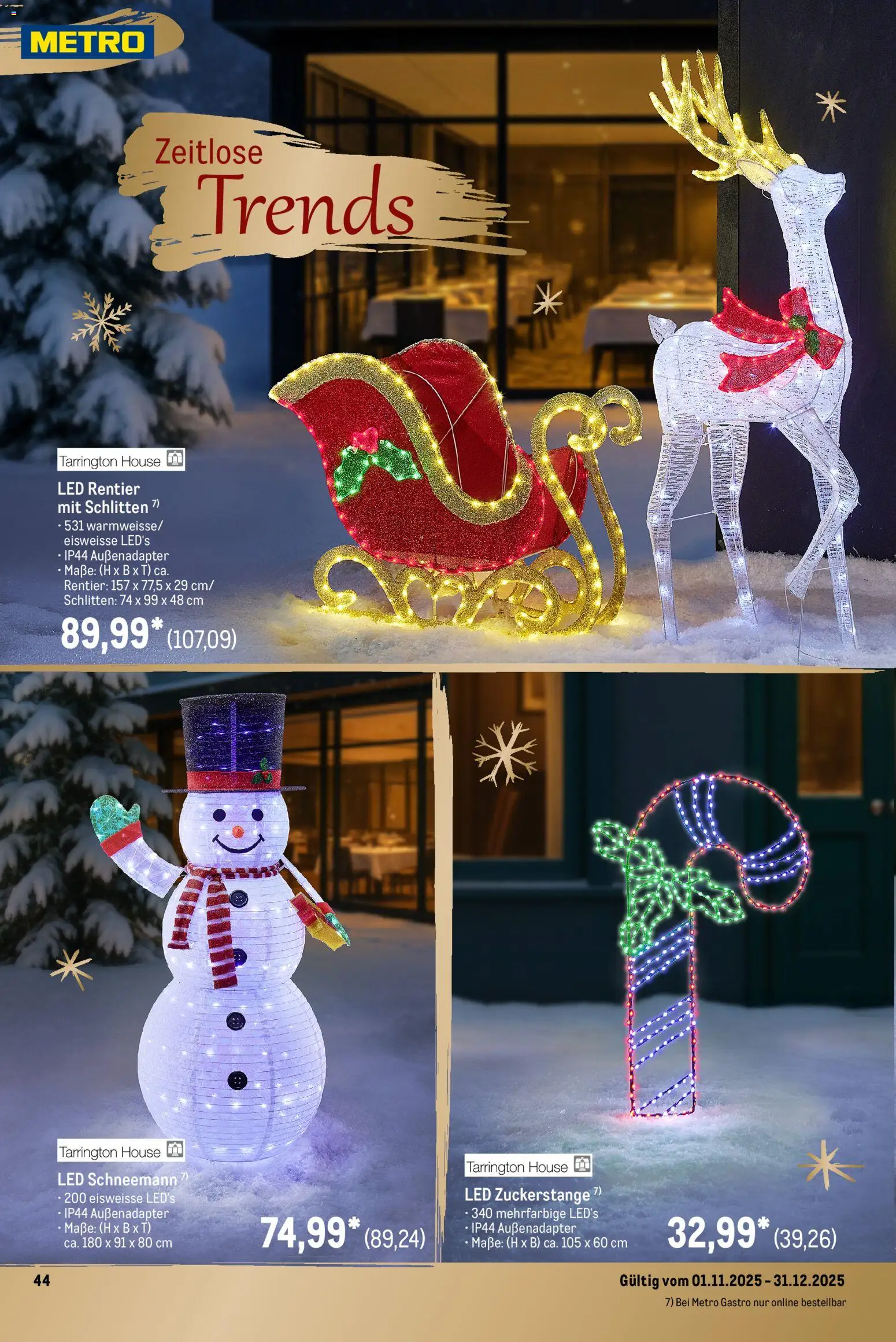 Metro Saisonkatalog Festliche Momente – gültig ab 01.11.2025 | Seite: 52