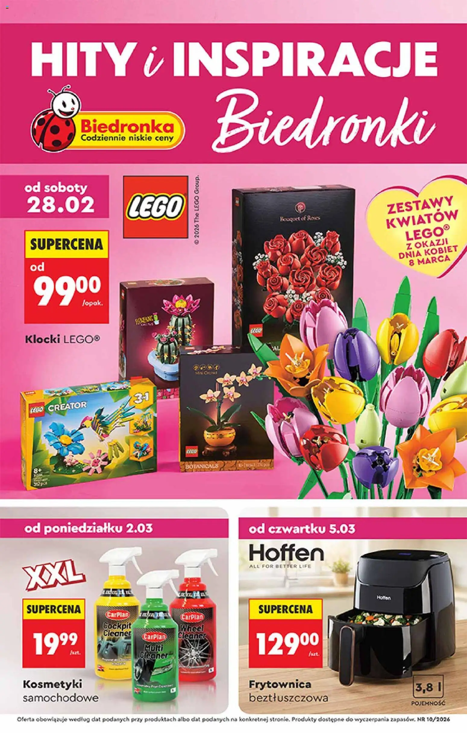 Biedronka Polsko leták - Hity i inspiracje od 28.02.2026 | Strana: 1 | Produkty: LEGO
