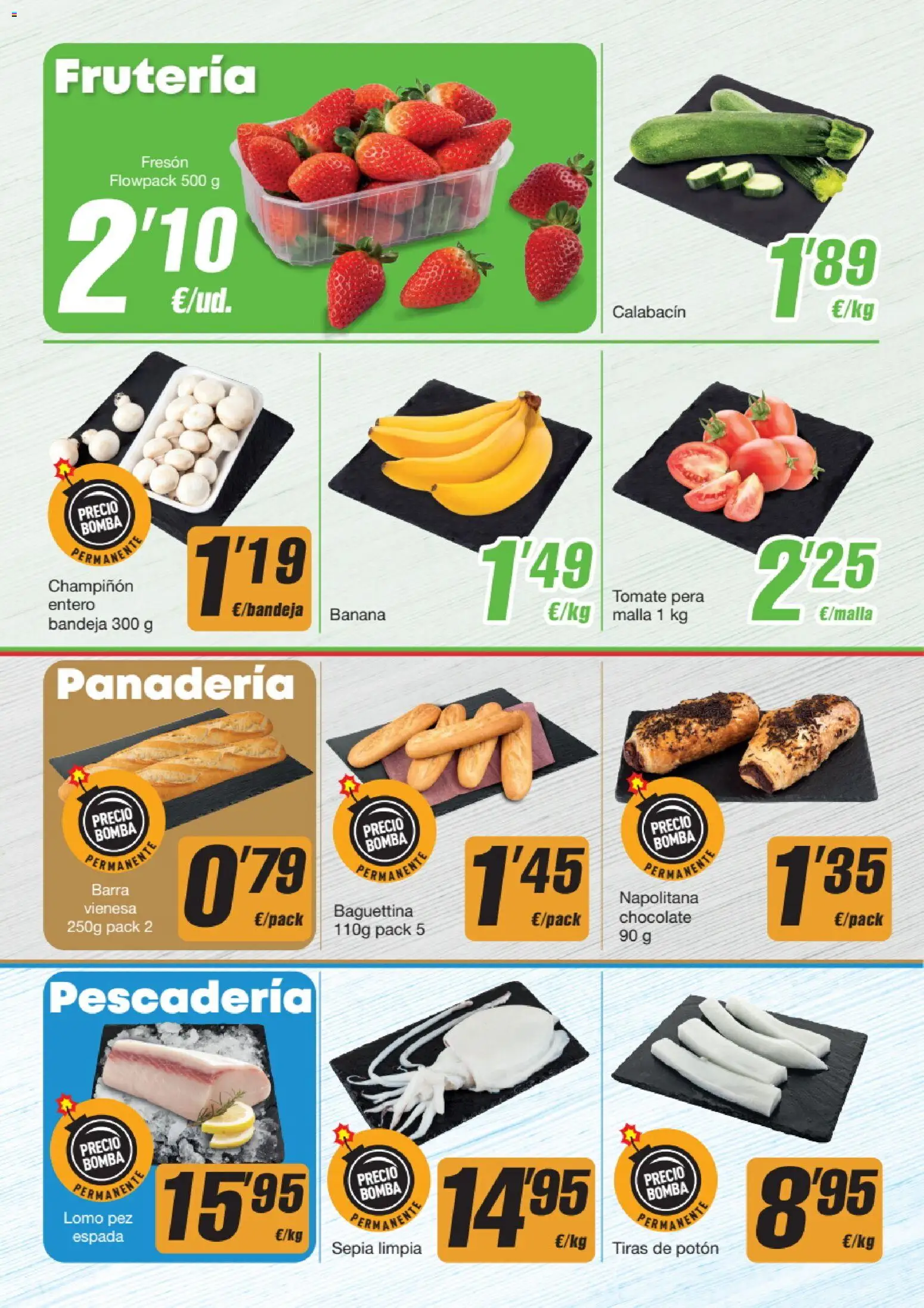 Economy Cash folleto │ válido desde el 09.04.2026 | Página: 2 | Productos: Calabacín, Chocolate, Panadería, Bandeja