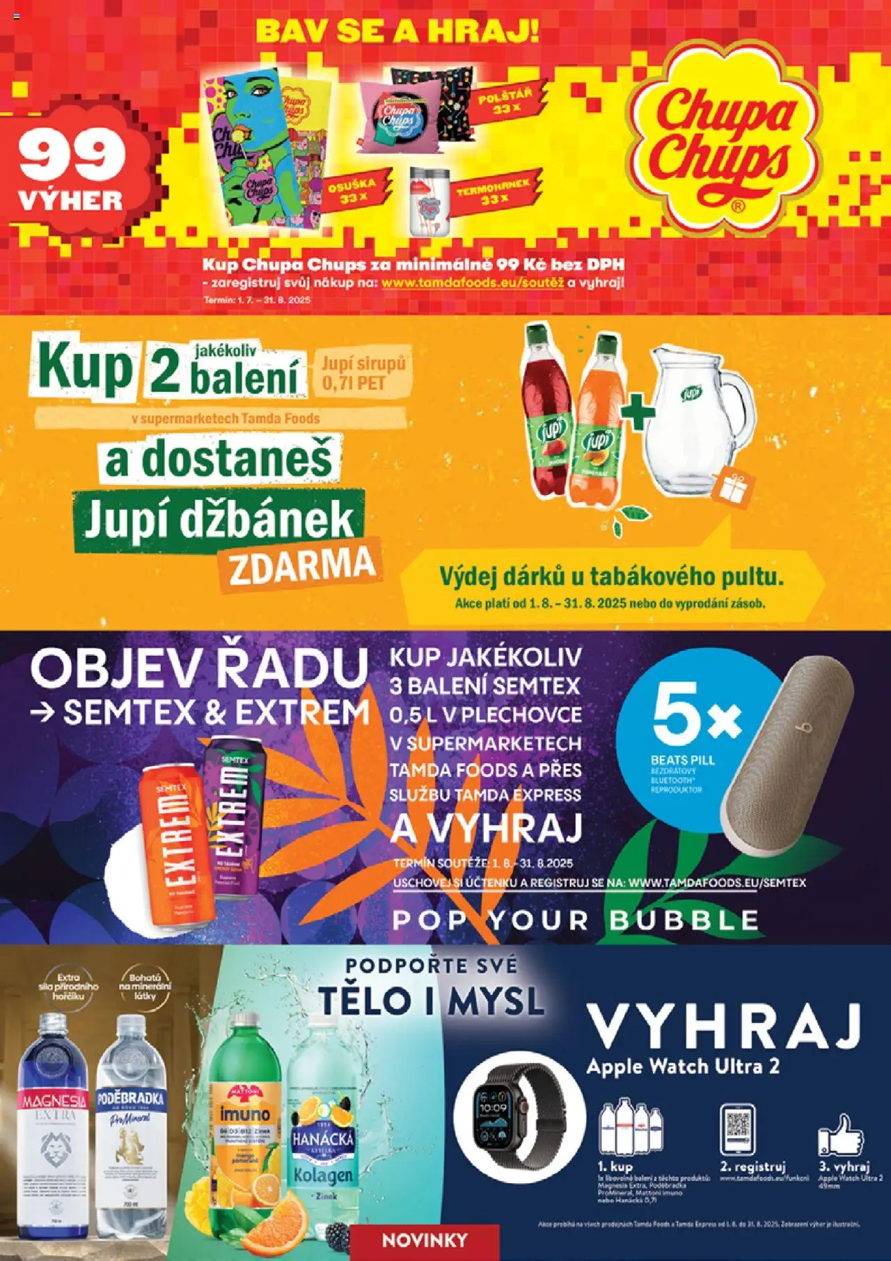 Tamda Foods leták od 13.08.2025 | Strana: 26 | Produkty: Magnesia, Jupí, Kolagen, Polštář