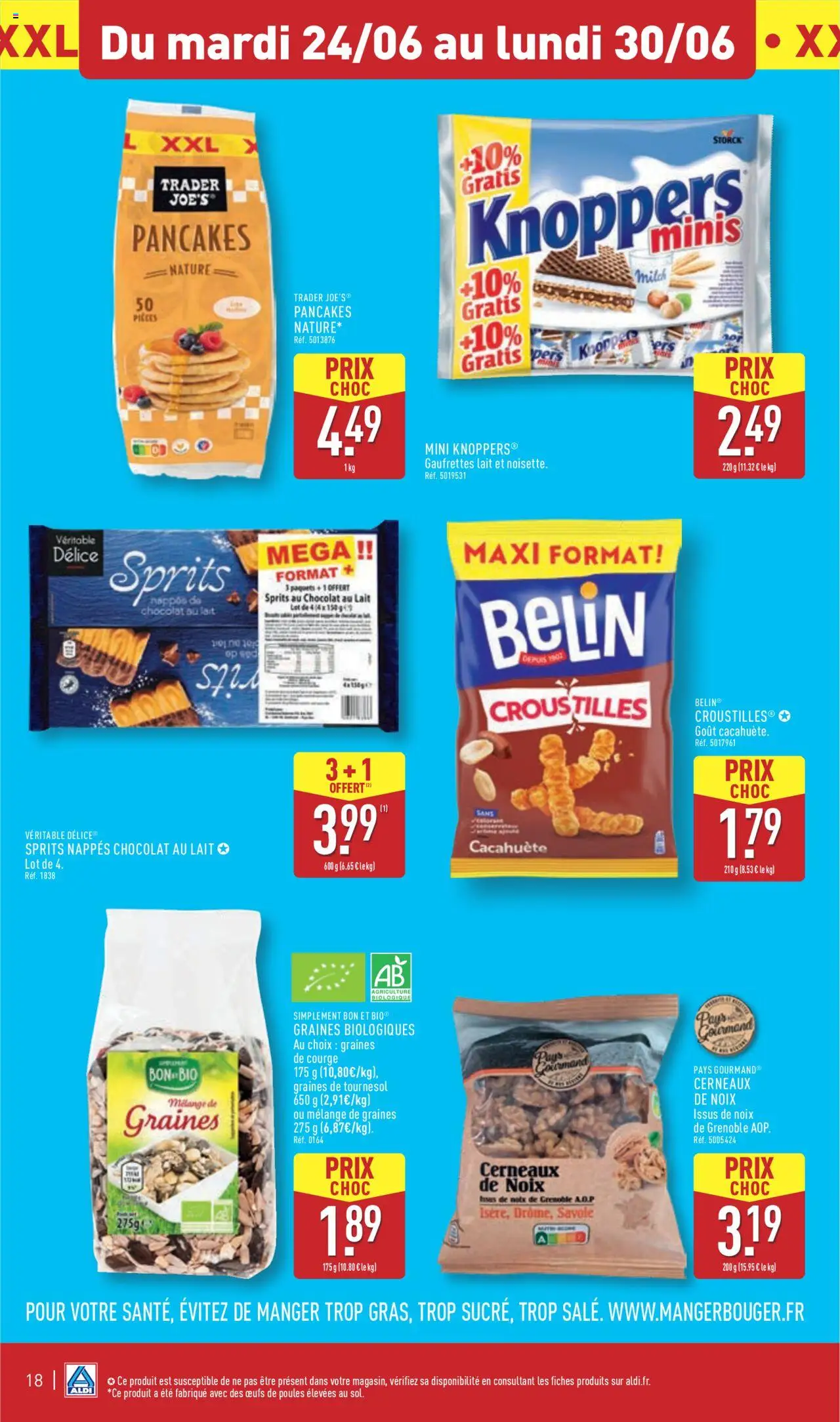  | Page: 21 | Produits: Cacahuète, Courge, Graines de courge, Chocolat