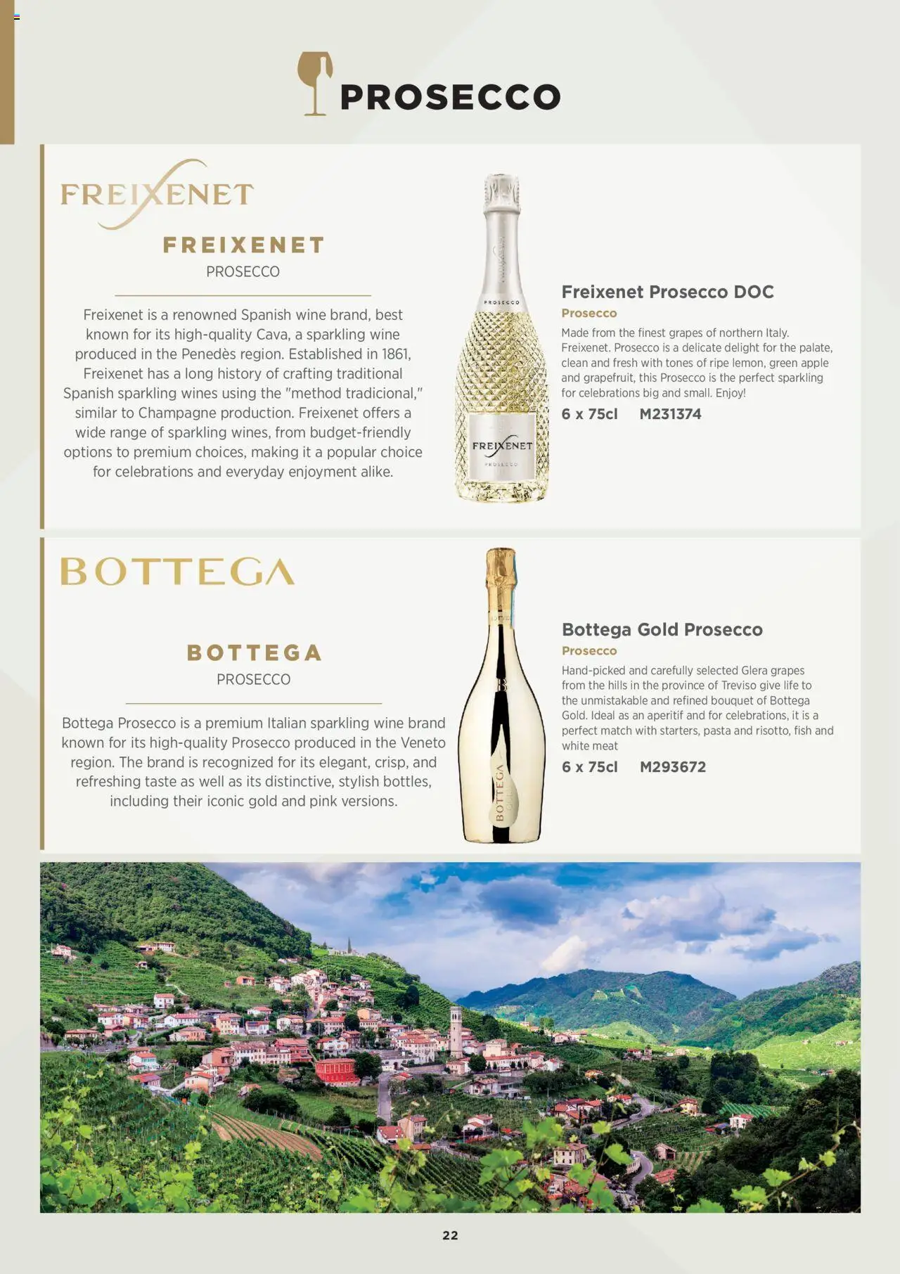  | Page: 22 | Products: Hamburger, Prosecco, Wine, Fish