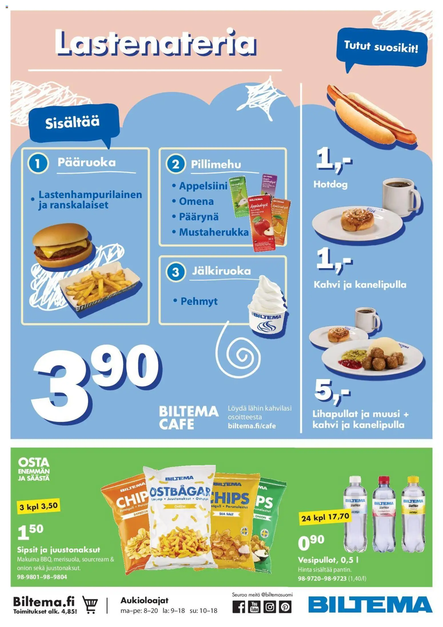 Biltema tarjoukset – voimassa 05.11.2025 alkaen | Sivu: 12 | Tuotteet: Juustonaksut, Kahvi