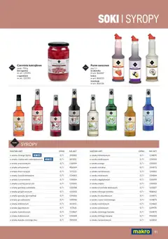 Pogląd oferty "Makro gazetka - Produktów marek własnych dla profesjonalnej Gastronomii" - ważna od 01.03.2026 | Strona: 81 | Produkty: Czekolady, Blue curacao, Czereśnie, Grenadina