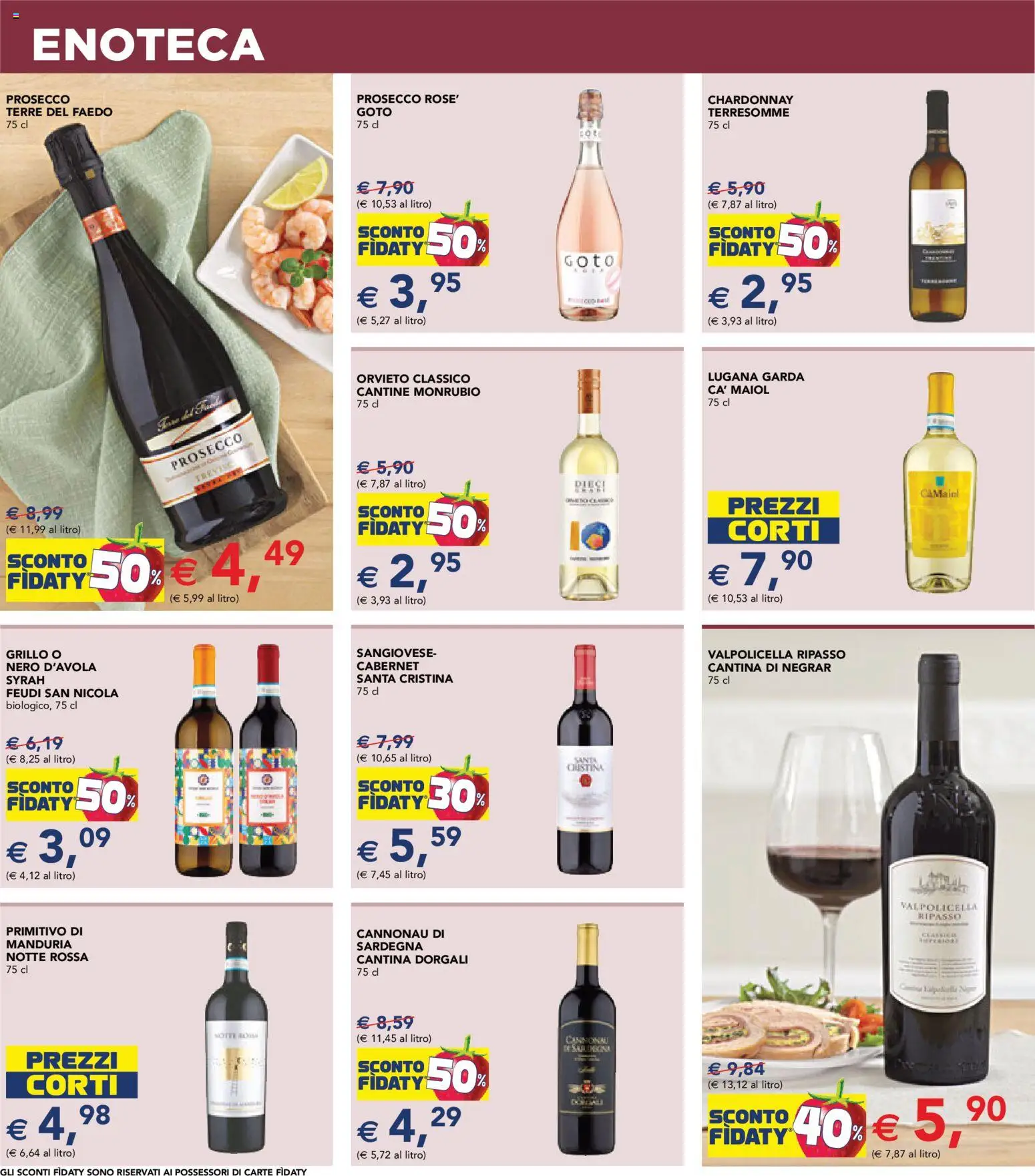 Volantino Esselunga S del 08.04.2026 | Pagina: 14 | Prodotti: Prosecco, Enoteca