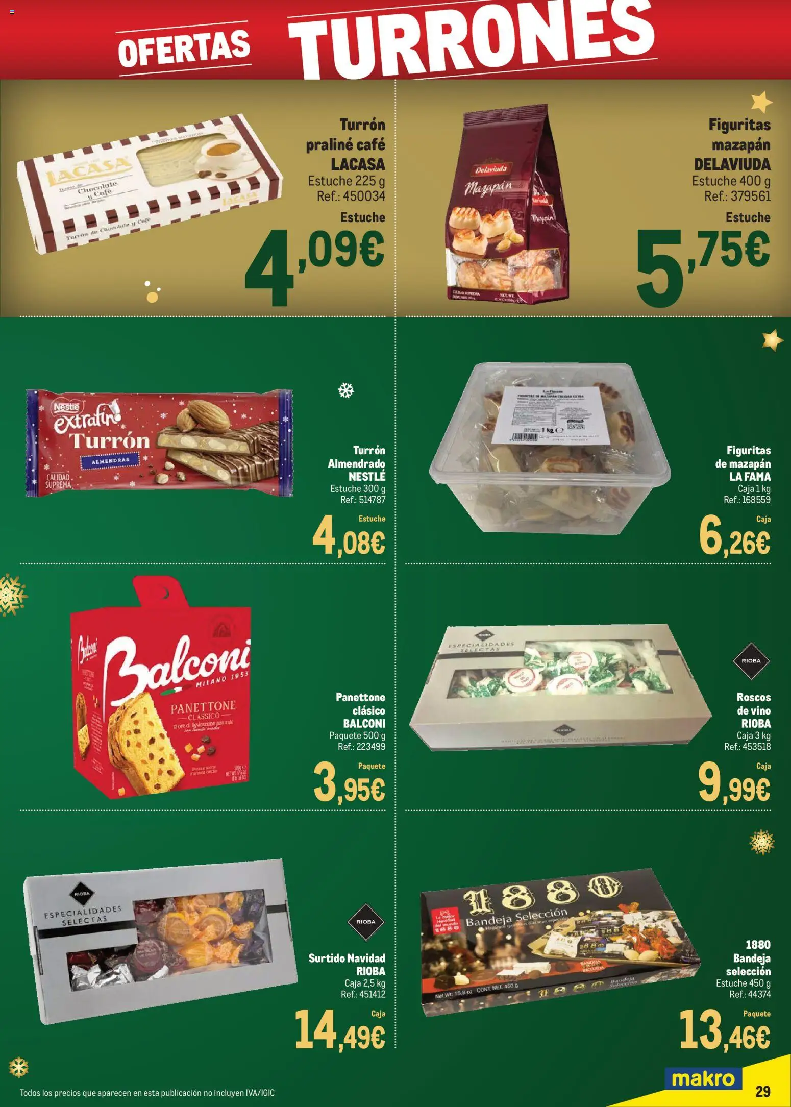 Makro - Precios Sur │ válido desde el 24.11.2025 | Página: 29 | Productos: Café, Chocolate, Vino, Caja