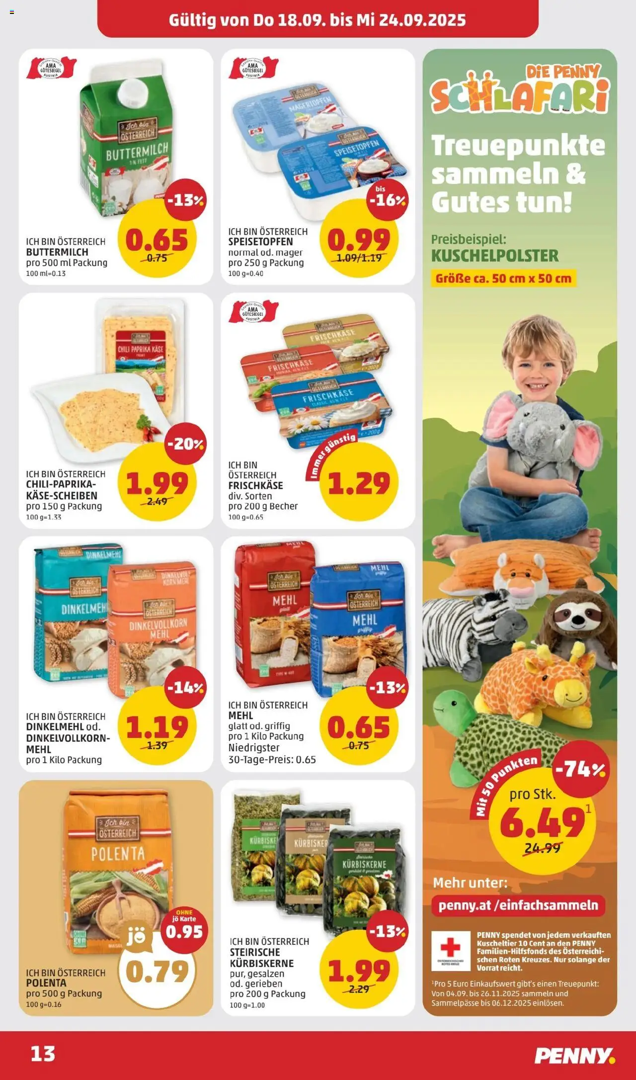 Penny Markt Flugblatt gültig ab 18.09.2025 | Seite: 13 | Produkte: Chili, Käse