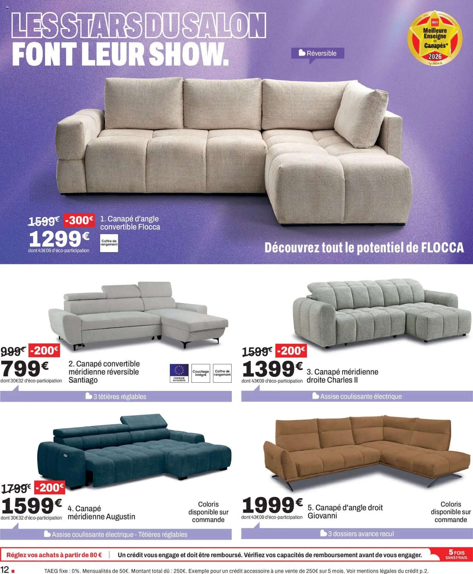 {H1} | Page: 12 | Produits: Canapé convertible, Canapé, Coffre de rangement