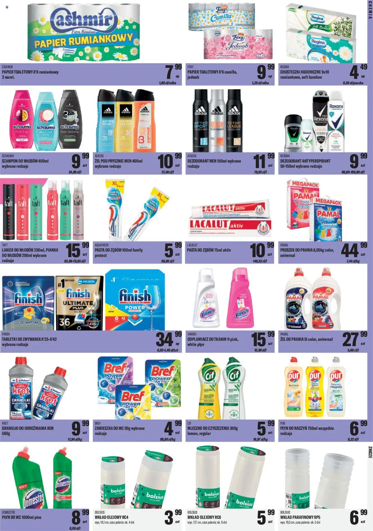 TomiMarkt Gazetka od 12.09.2025 | Strona: 7 | Produkty: Znicze, Szampon, Dezodorant, Odplamiacz