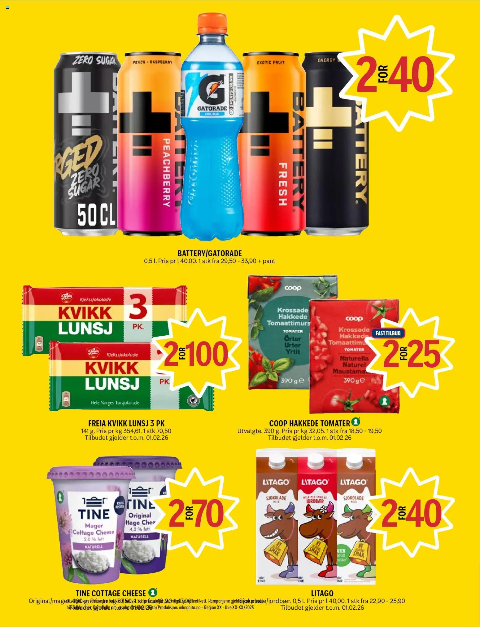 {H1} | Side: 14 | Produkter: Jordbær, Cottage cheese, Контейнер, Urter