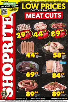 Shoprite specials catalogue – valid from 23.02.2026