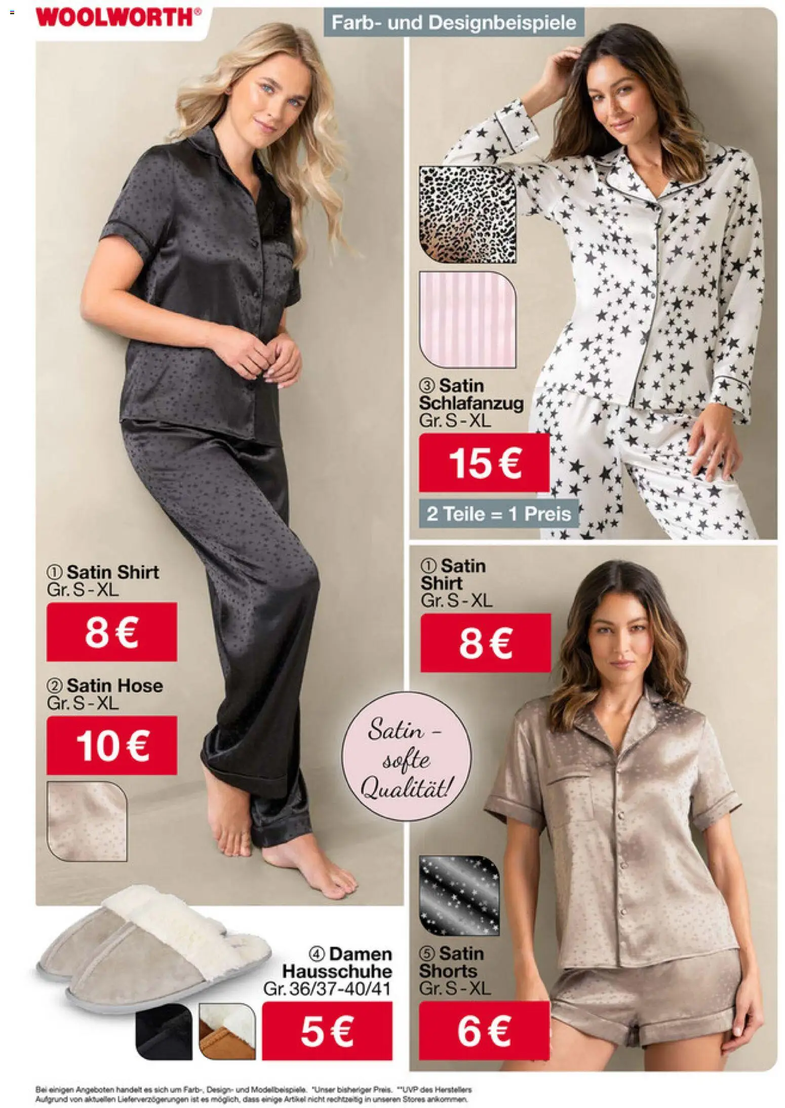 Woolworth Unser neuer Prospekt  – gültig ab 31.10.2025 | Seite: 17 | Produkte: Shirt, Hose, Hausschuhe