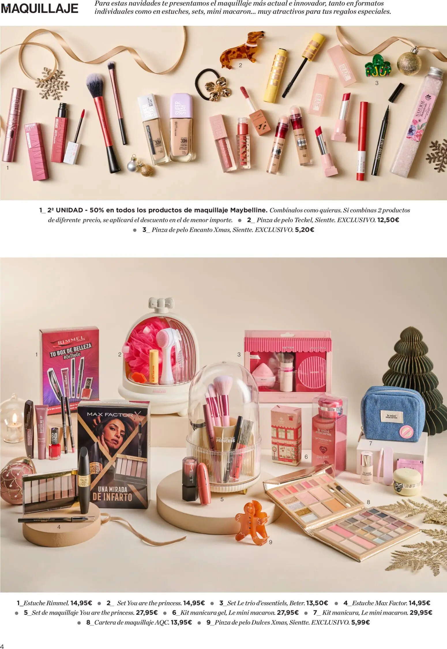 El Corte Inglés ofertas │ válido desde el 04.12.2025 | Página: 4 | Productos: Maquillaje, Té