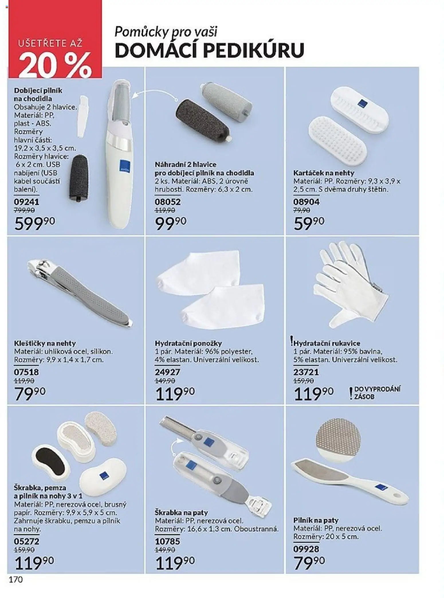 Avon katalog 1/2026 od 01.01.2026 | Strana: 170 | Produkty: Škrabka, Rukavice, Kabel, Nehty