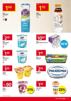 Prodega Aktionen – gültig ab 15.09.2025 | Seite: 11 | Produkte: Kräuterbutter, Milch, Saurer Halbrahm, Creme