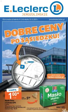 Pogląd oferty "E.Leclerc Gazetka - Warszawa Jerozolimskie" - ważna od 09.12.2025