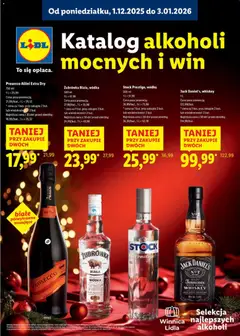 Pogląd oferty "Lidl Katalog alkoholi mocnych i win" - ważna od 01.12.2025