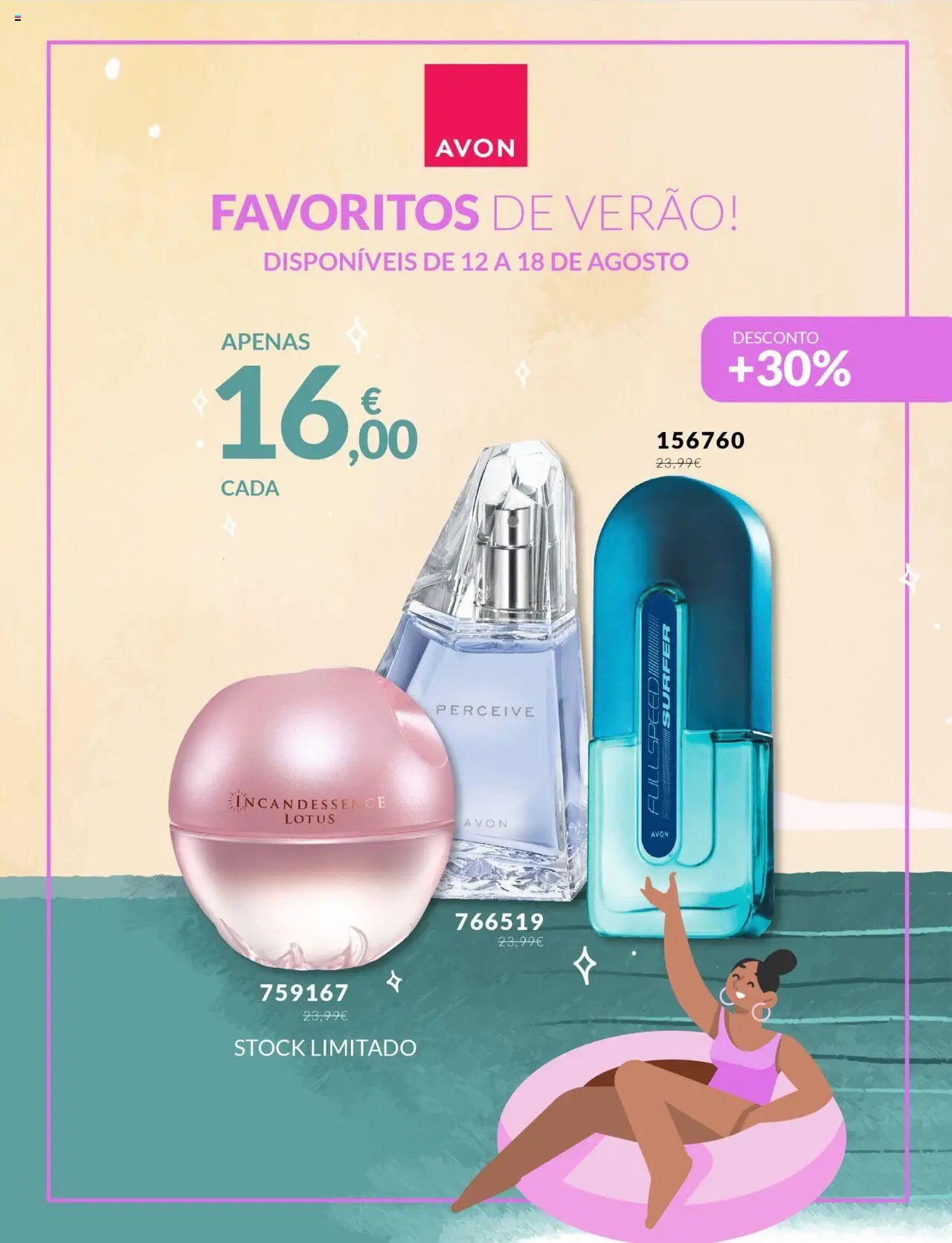 Avon - Favoritos de Verão │ válido de 12.08.2025 | Página: 4 | Produtos: Perfume