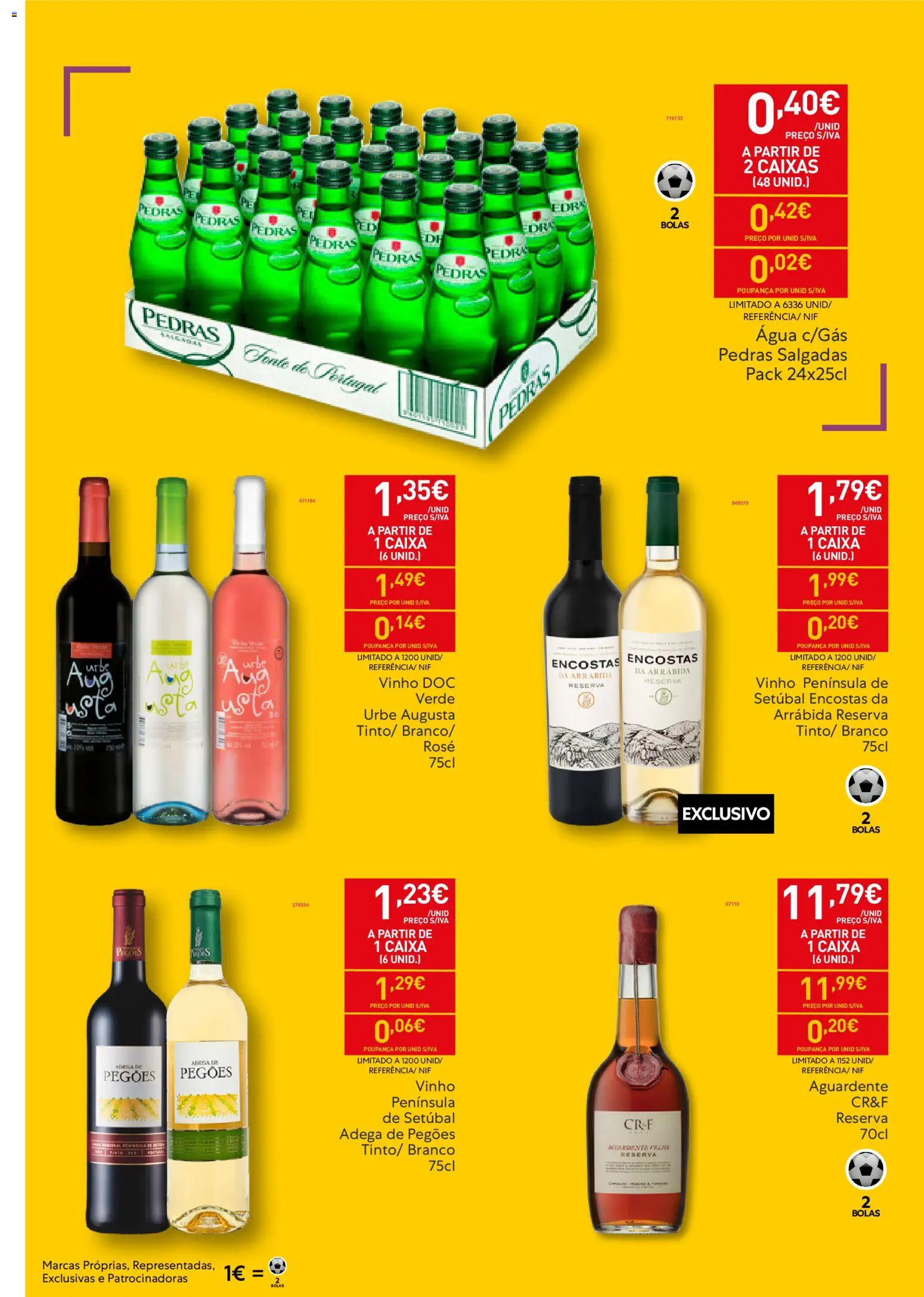 Recheio Horeca │ válido de 03.03.2026 | Página: 3 | Produtos: Agua, Caixa, Vinho