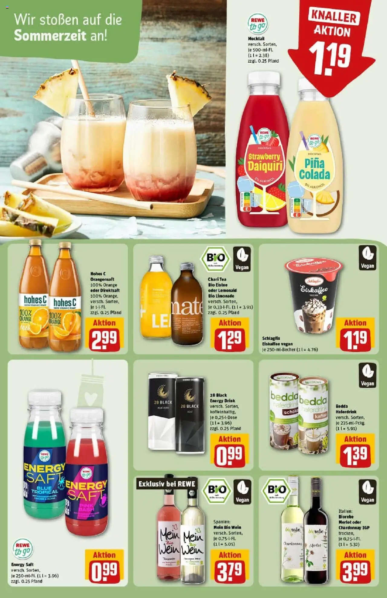 Rewe prospekt Chemnitz	 - gültig ab dem 06.07.2025 | Seite: 22 | Produkte: Energy, Haferdrink, Hohes c, Wein