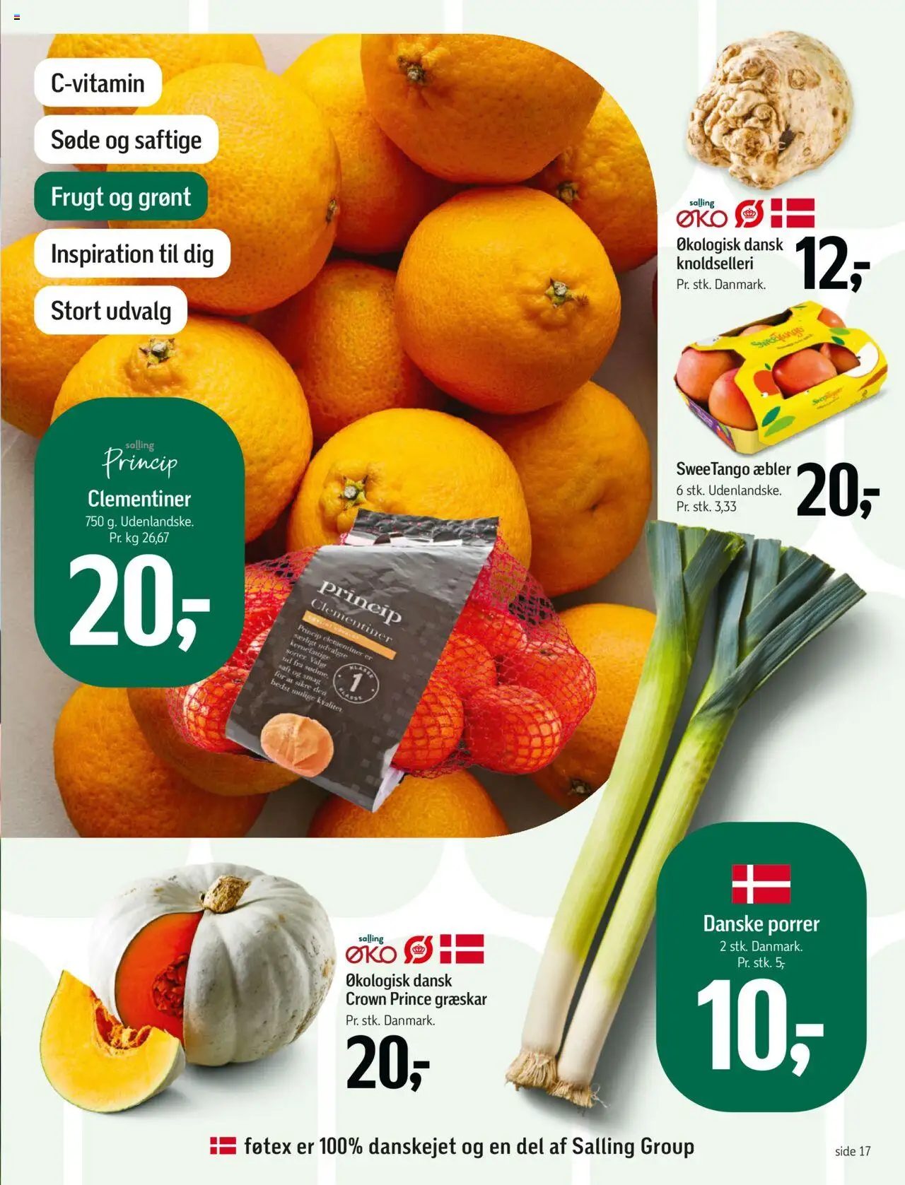 Føtex tilbudsavis – gyldig fra 10.10.2025 | Side: 33 | Produkter: Æbler, Græskar, Porrer