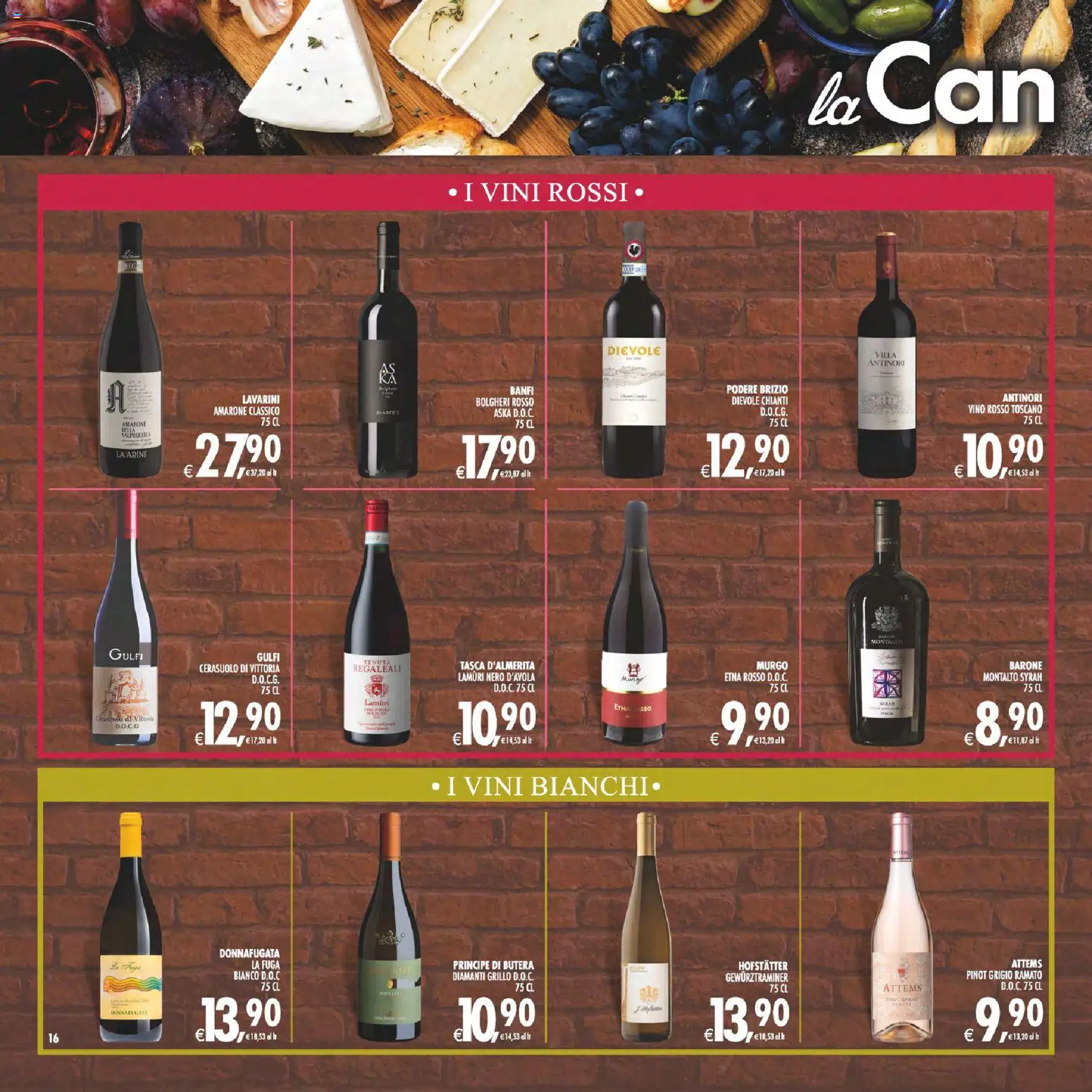 Volantino Decò del 17.04.2026 | Pagina: 16 | Prodotti: Vino, Vino rosso